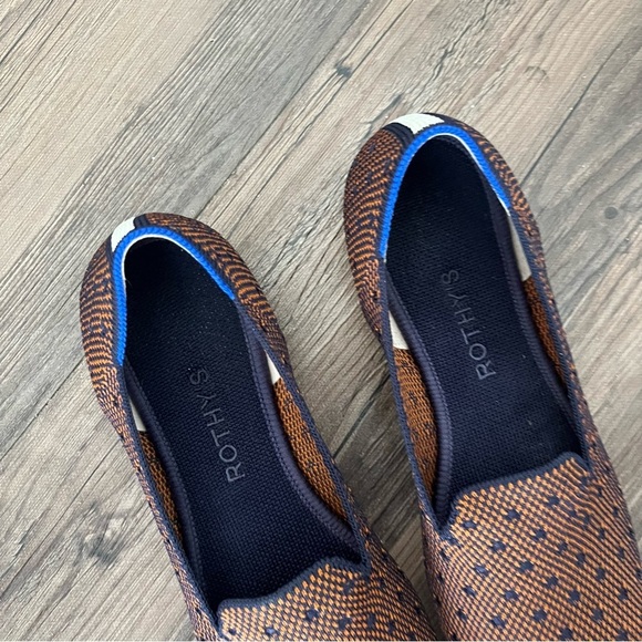 Rothy’s Loafers Women’s 8 Sienna Dot Orange - Picture 4 of 9